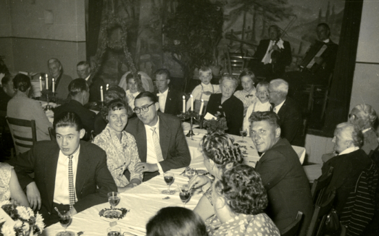 Hochzeit Gerd und Wilma Lauritzen in Morsum 1957