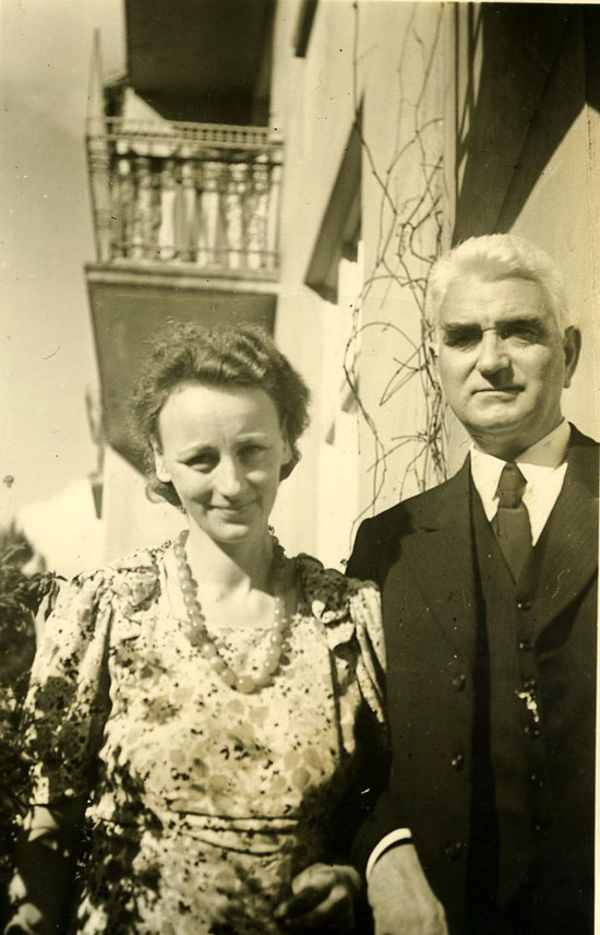 Hans und Ewine Johler 1939 in Hamburg