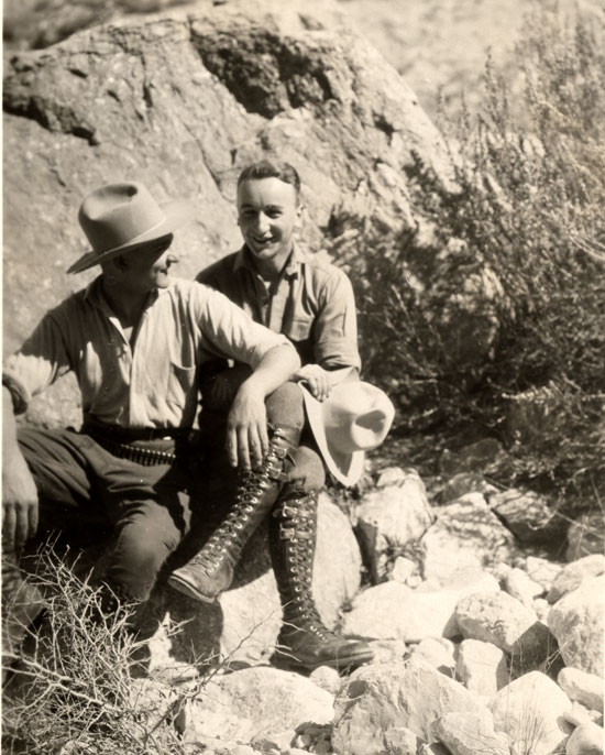 Heinrich Ude mit Kurt Petzold in Mexiko