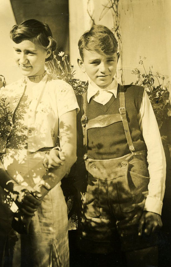 KarinJohler mit ihrem Bruder Roland